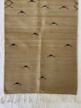Load image into Gallery viewer, Oaxacan Handmade Wool Rug - Tan 24&quot; x 39.25&quot;

