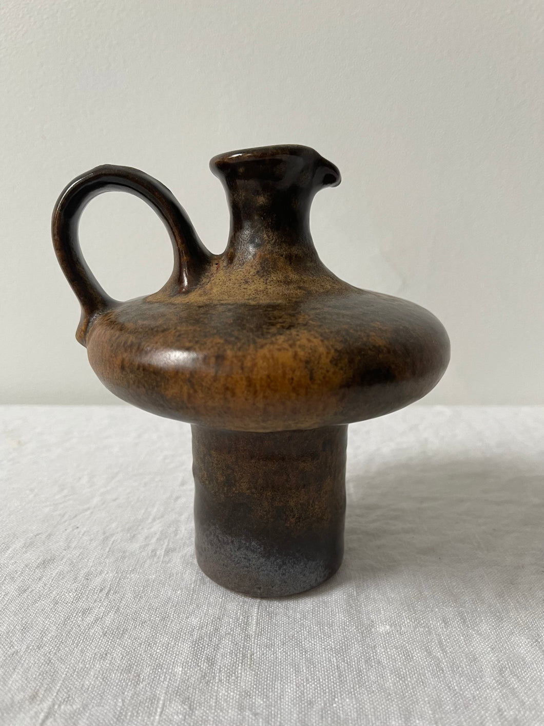Footed Vessel with Handle