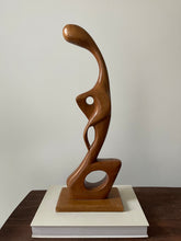 Load image into Gallery viewer, MCM Abstract Wood Sculpture
