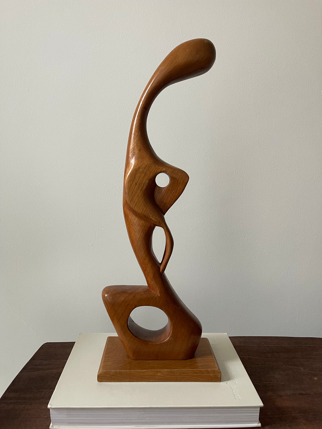MCM Abstract Wood Sculpture
