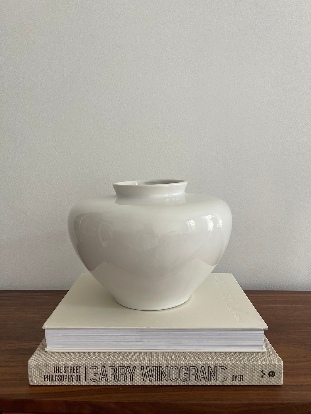 White MCM Vase