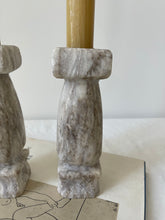 Load image into Gallery viewer, Vintage Marble Candle Holders
