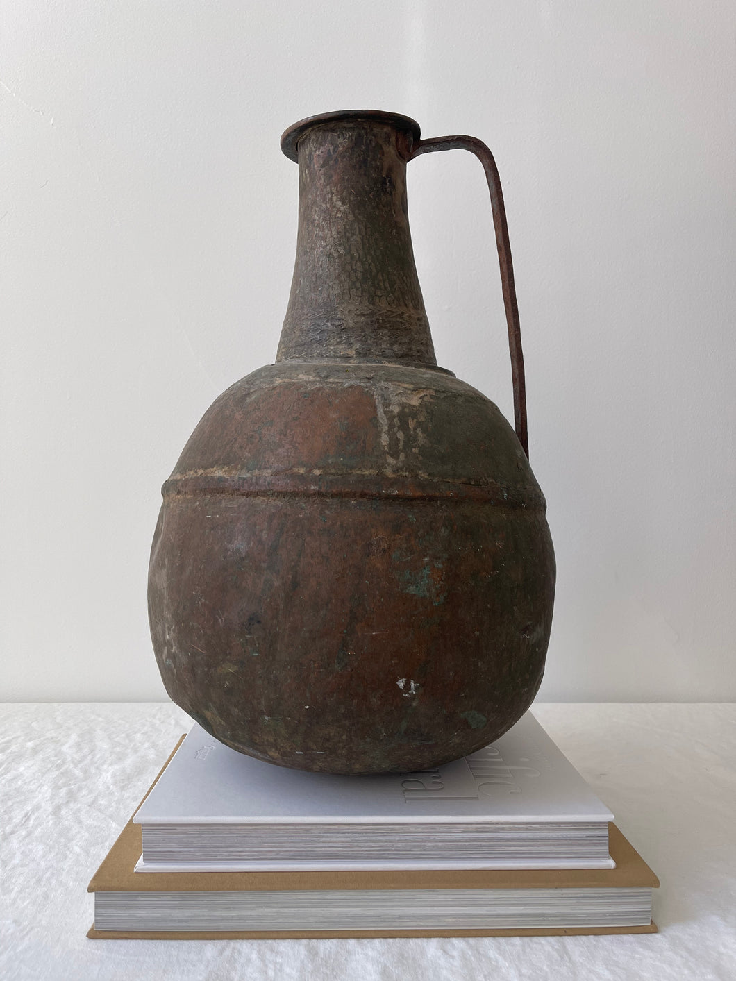 1950s Large Moroccan Copper Water Jug