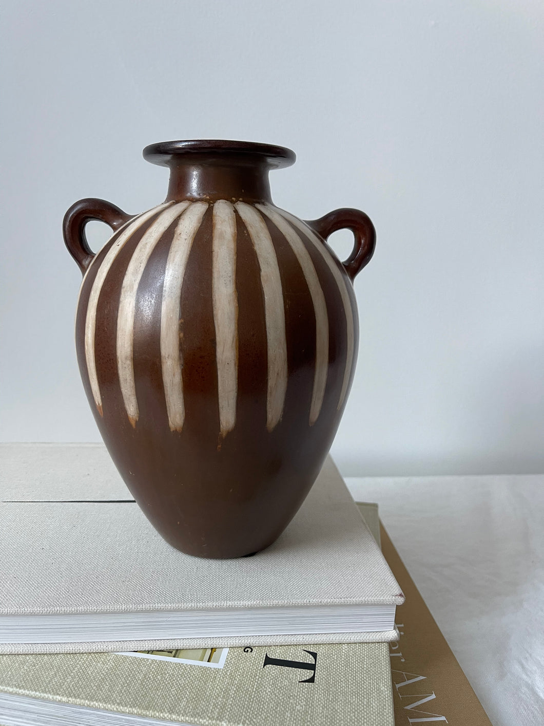 Peruvian Double Handle Vase