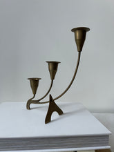 Load image into Gallery viewer, 1970s Brass Candelabra
