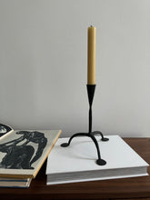 Load image into Gallery viewer, Three Footed Iron Candle Holder
