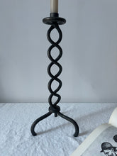 Load image into Gallery viewer, Large Wrought Iron Twisted Candle Holder
