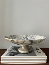 Load image into Gallery viewer, Large Alabaster Pedestal Bowl
