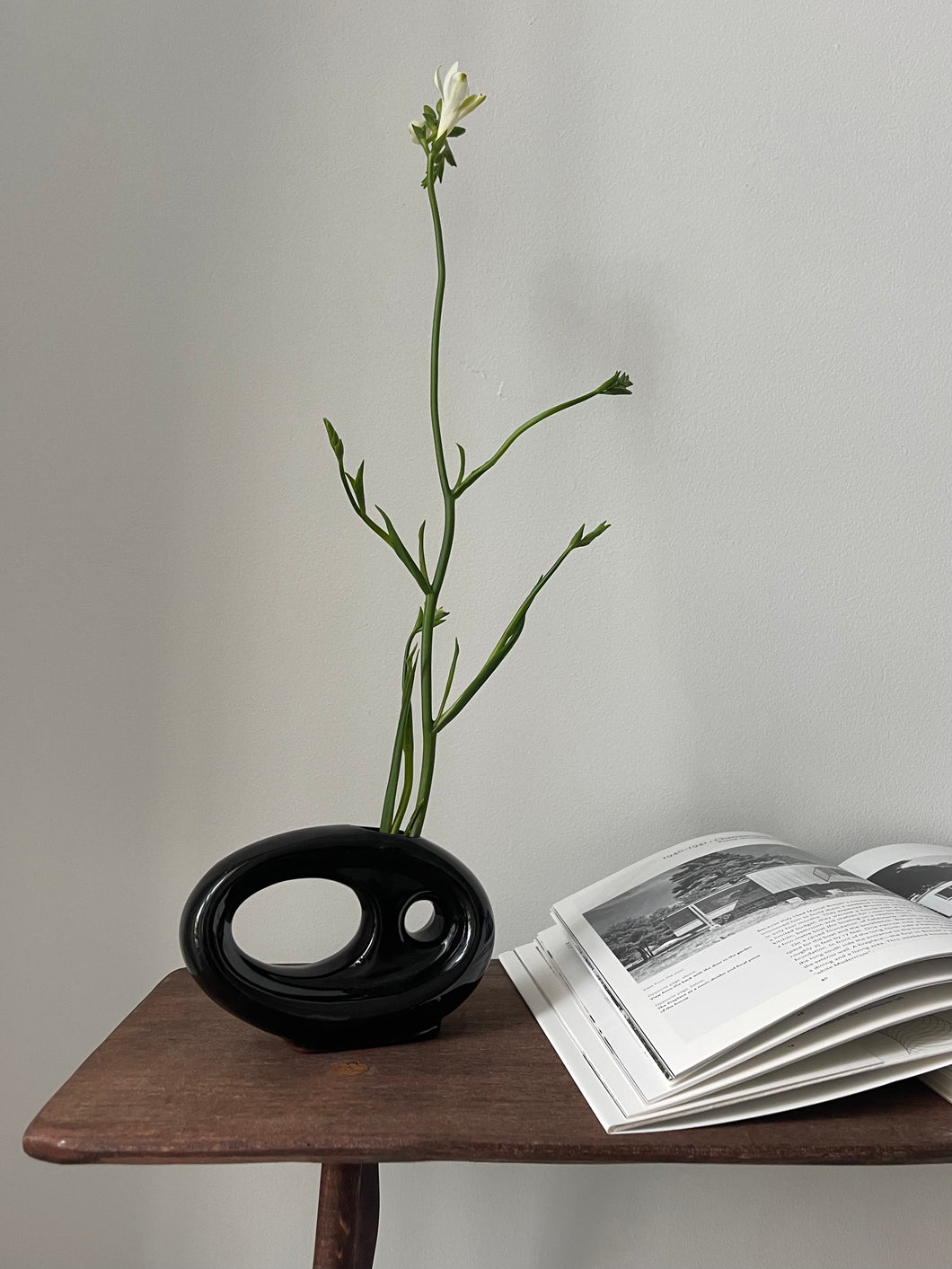 Sculptural Japanese Ikebana Vase
