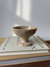 Load image into Gallery viewer, Fossilized Stone Pedestal Bowl
