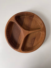 Load image into Gallery viewer, Mid Century Teak Divided Bowl
