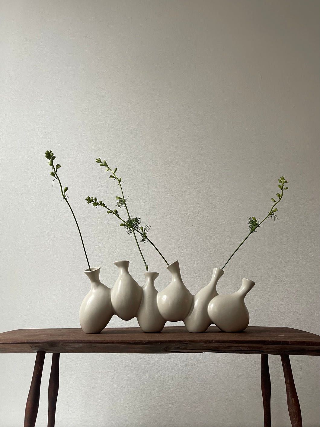 Sculptural Abstract Bud Vases