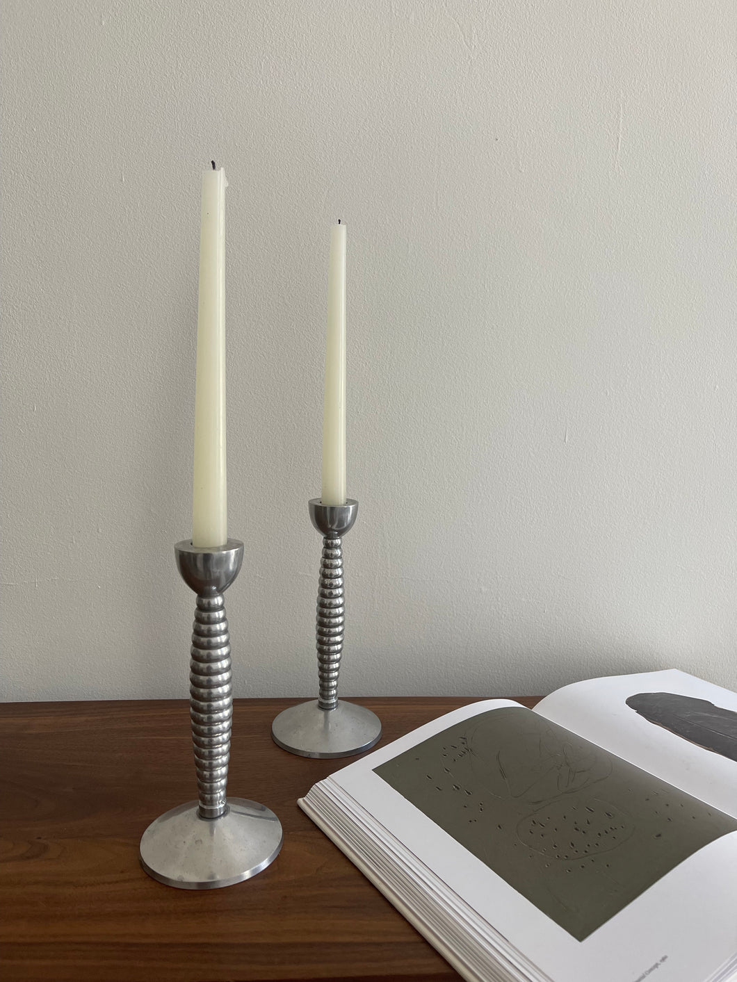 Ribbed Candle Holders