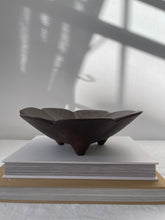 Load image into Gallery viewer, Scalloped Primitive Wood Bowl
