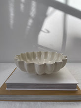 Load image into Gallery viewer, White Scalloped Bowl
