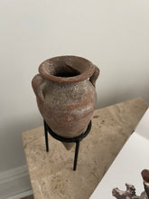 Load image into Gallery viewer, Clay Amphora with Metal Stand
