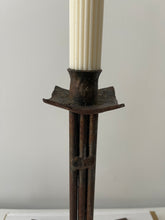 Load image into Gallery viewer, Brutalist Iron 3 Legged Candle Holders
