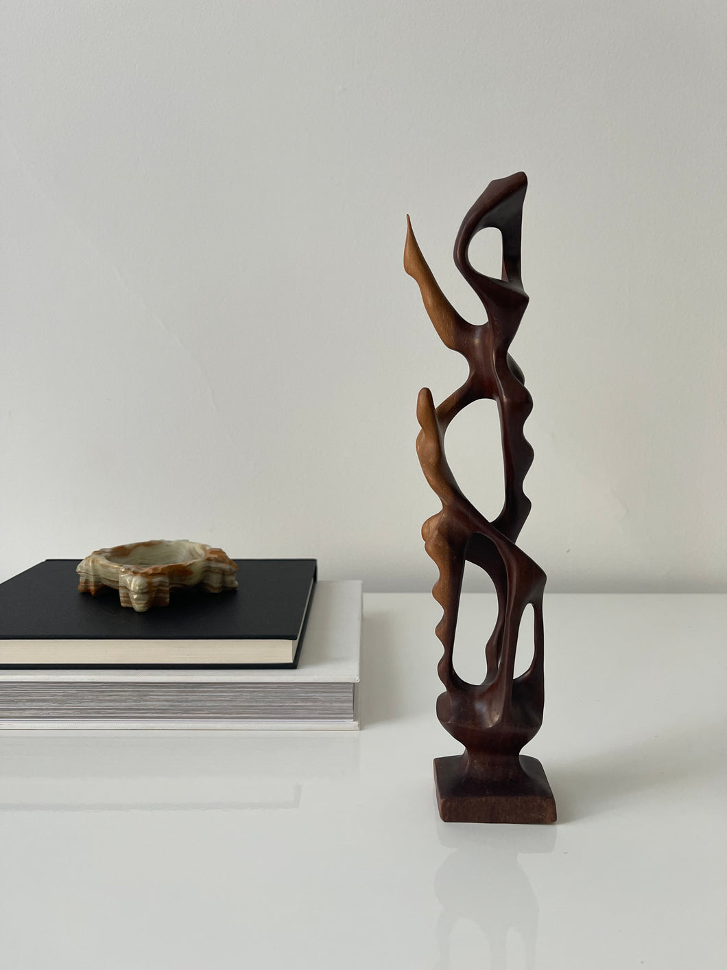 1950s Abstract Wood Sculpture