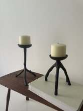 Load image into Gallery viewer, Cast Iron Branch Candle Holders

