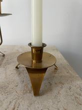 Load image into Gallery viewer, Mid Century Brass Candelabra
