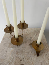 Load image into Gallery viewer, Mid Century Brass Candelabra
