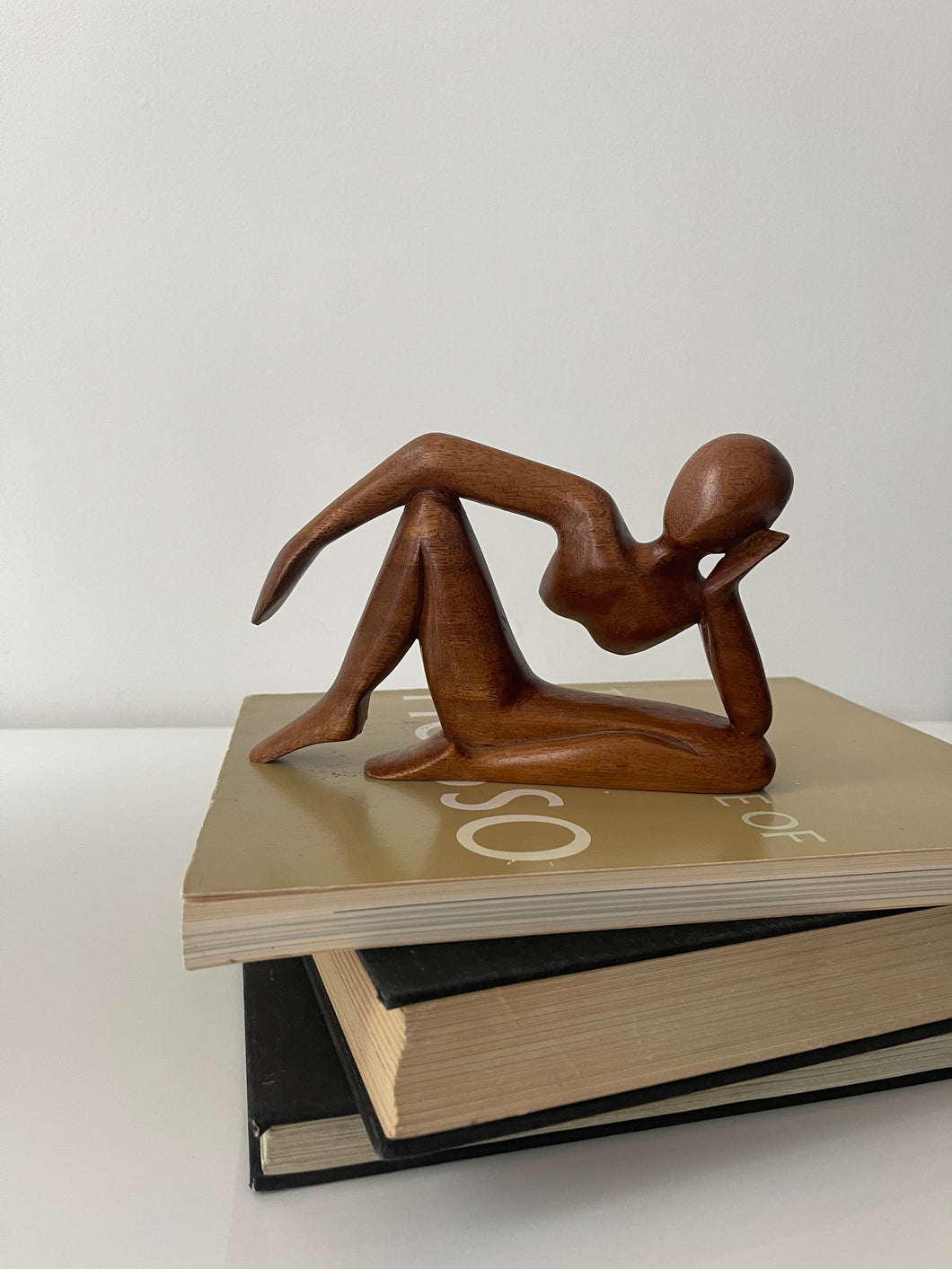 Hand Carved Abstract Figure Sculpture