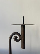 Load image into Gallery viewer, Sculptural Wrought Iron Candle Holder
