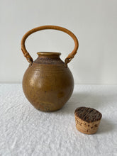 Load image into Gallery viewer, 80&#39;s Studio Pottery Jar with Cork
