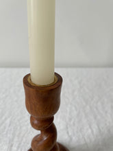 Load image into Gallery viewer, Spiral Wood Candle Holder
