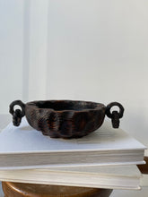 Load image into Gallery viewer, Wooden Bowl with Chain Handles
