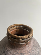 Load image into Gallery viewer, Ceramic Vase with Rattan Detail
